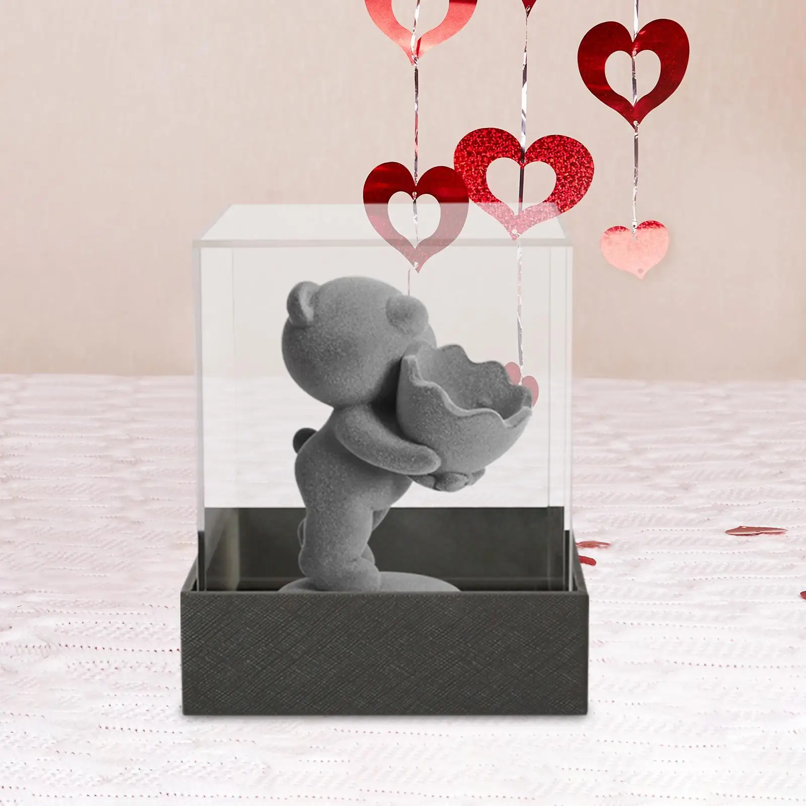 

Bear Figurine Valentine's Day Decoration for Gifts Indoor Mother's Day