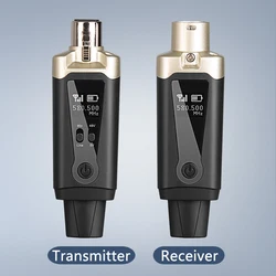 Wireless Microphone System XLR Transmitters and Receivers for Dynamic Capacitor Microphone/Mixer New UHF Digital Microphone