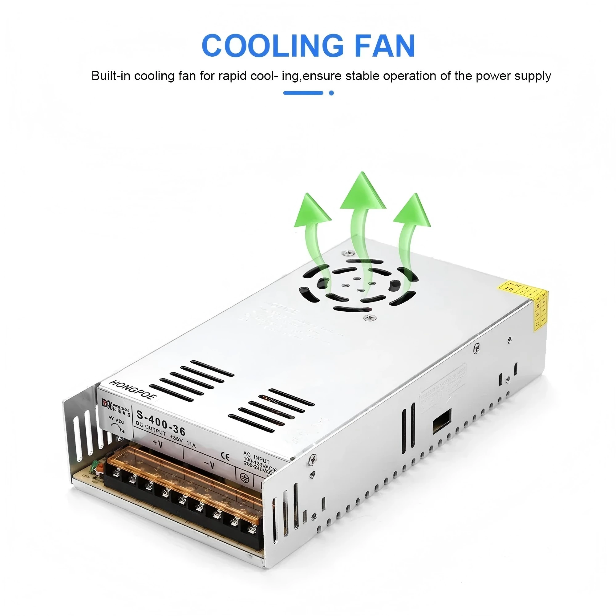 10-300W SMPS DC 5V 9V 12V power supply 100 to 240V AC 1A 2A 4A 7A 10A 15A 20A 30A 40A 60A transformer for LED Motor Battery CCTV