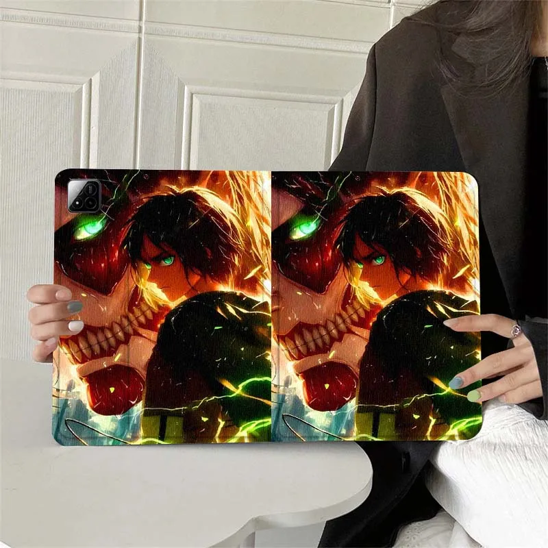 A-Attacks on Titans Pattern For Xiaomi Redmi Mi Pad 4 5 6 7 8 K SE Mini Pro Plus Max 10.1 11.2  inch Tablet Case