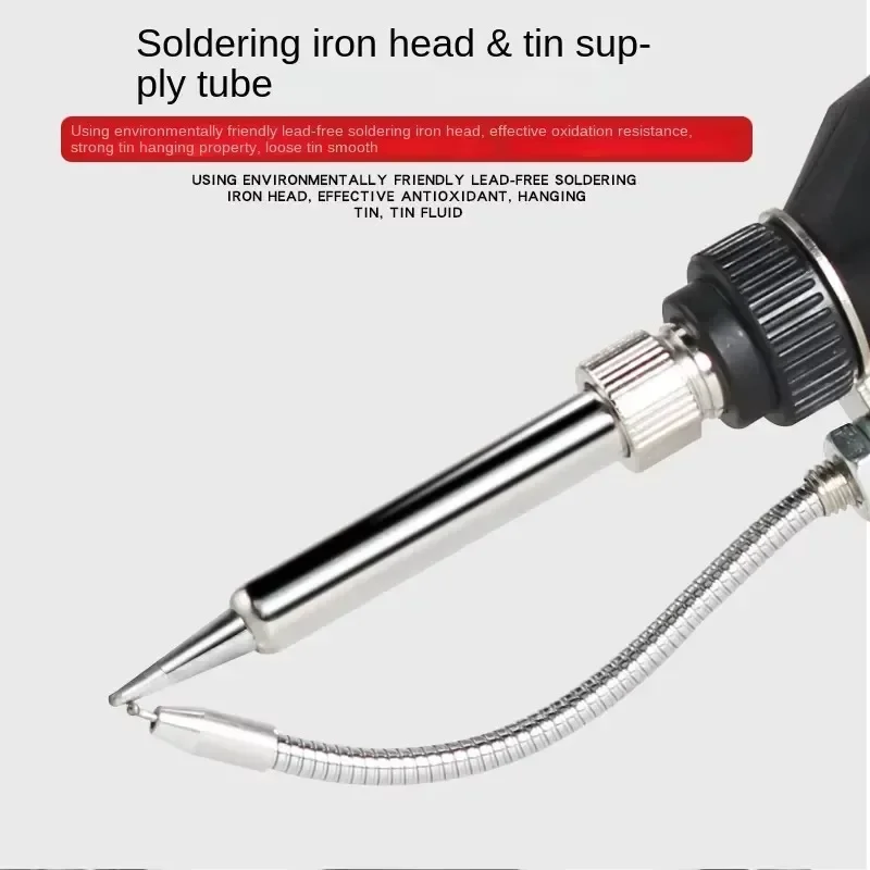 2026 Latest 12V Temperature Control Electric Soldering Iron Welding for Home Repair DIY Electronics Soldering Tool with