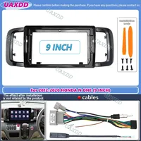 9 Inch Audio Frame Radio Fascia panel is suitable for 2012-2020 HONDA N ONE Install Facia Console Bezel Adapter Plate Trim Cover
