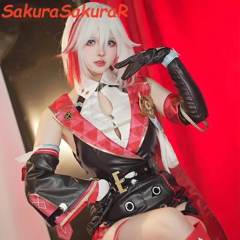 

Star Rail Topaz Cosplay Costume Honkai Star Rail Topaz Numby Cosplay Sexy Costume Topaz of Debt Retrieval Cosplay Wig