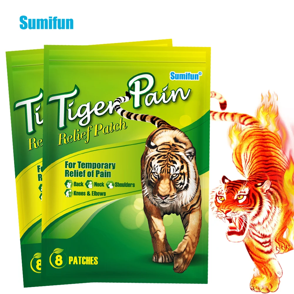 

8pcs Sumifun Tiger Plaster Rheumatoid Arthritis Pain Relief Patch Neck Lumbar Back Muscle Joint Ache Massage Sticker Health Care