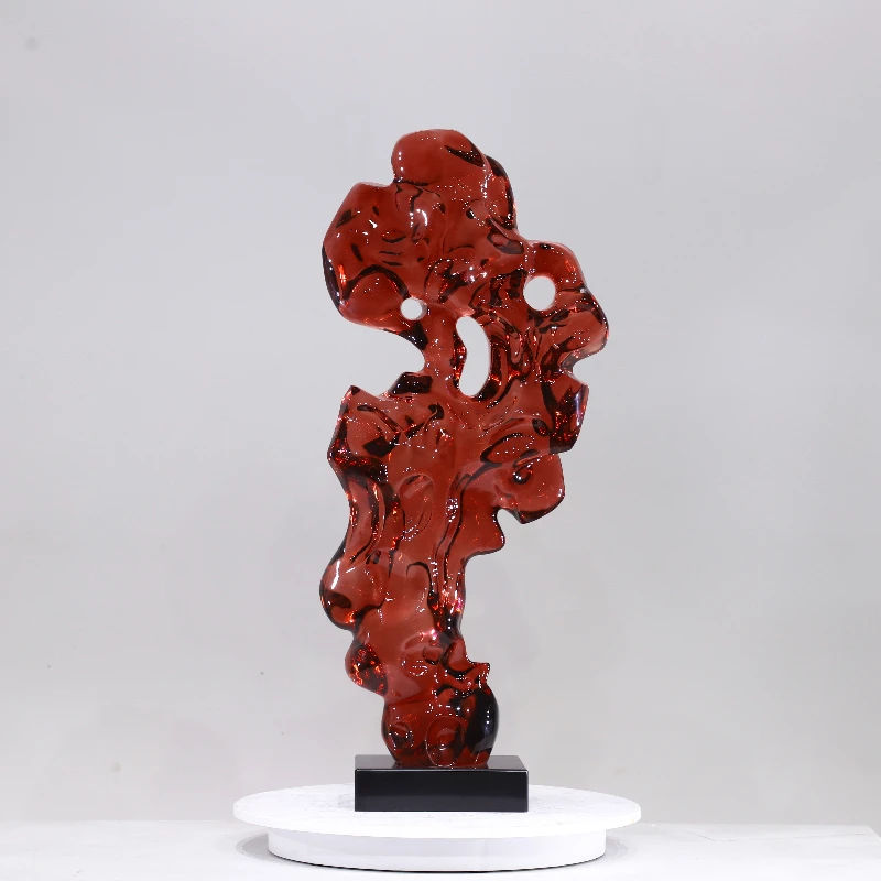 

Handmade decorative ornaments, hotel abstract transparent sculpture artworks