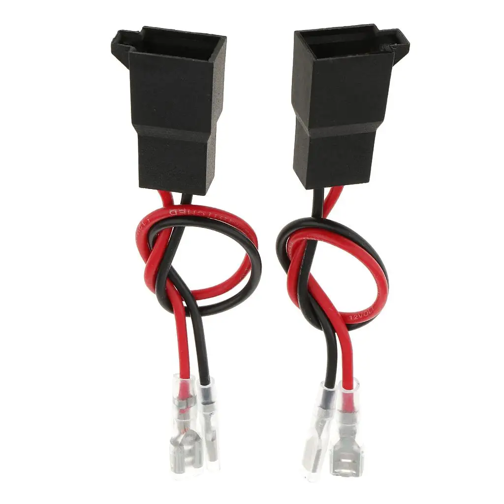 

2 Pieces Car for AUDIo Speaker Wire Harness Connector for VW for AUDI High quality ABS plastic molded connector