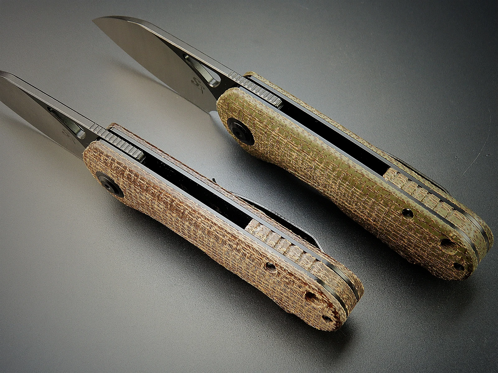 Sitivien ST156 Pocket Folding Knife 14C28N Steel Blade  G10/Micarta Handle EDC Tool for Camping Hiking Survival Collection