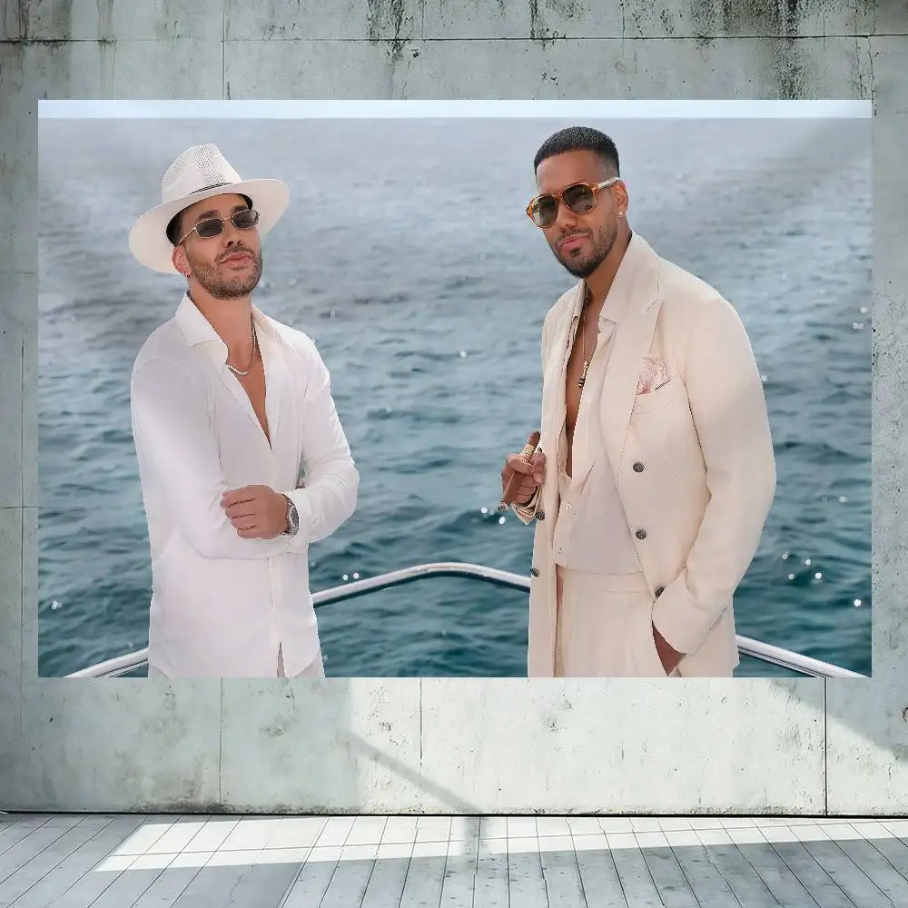 R-Romeo Santos Better Late Than Never  Flag Decoration Outdoor Picnic Party Home Camping Party Art Hanging Bann