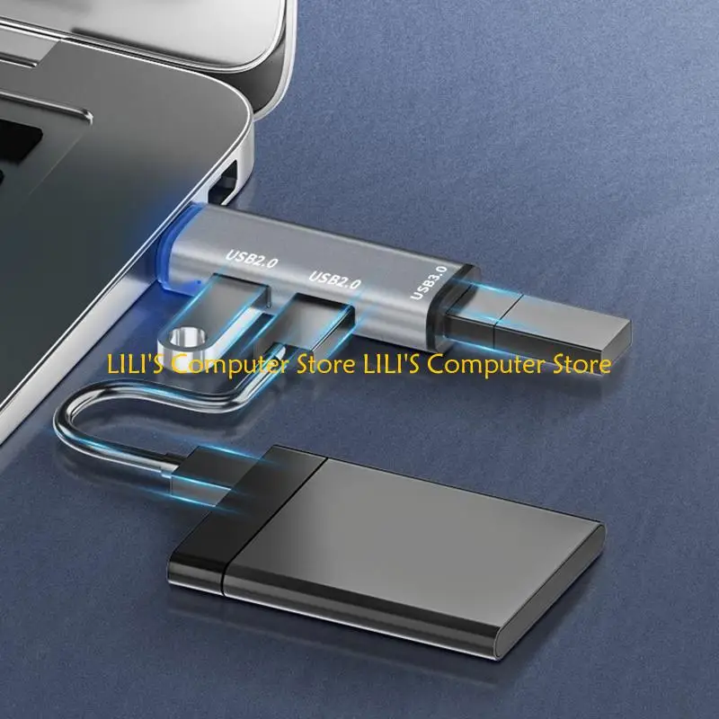 A52B عالية الجودة عالية السرعة 5 جيجابت في الثانية محول محول USB HUB USB توسيع 3 منفذ الخائن لجهاز الكمبيوتر المحمول المحمول