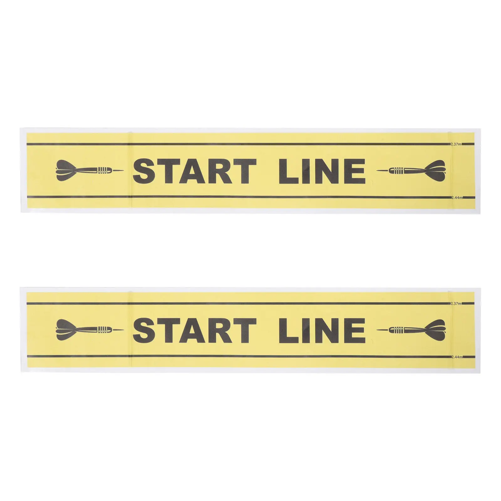 

2Pcs Waterproof Dart Throw Line Floor Marker Self Adhesive PVC Dart Toe Line Sticker for Bar Room Floor Marker Sticker