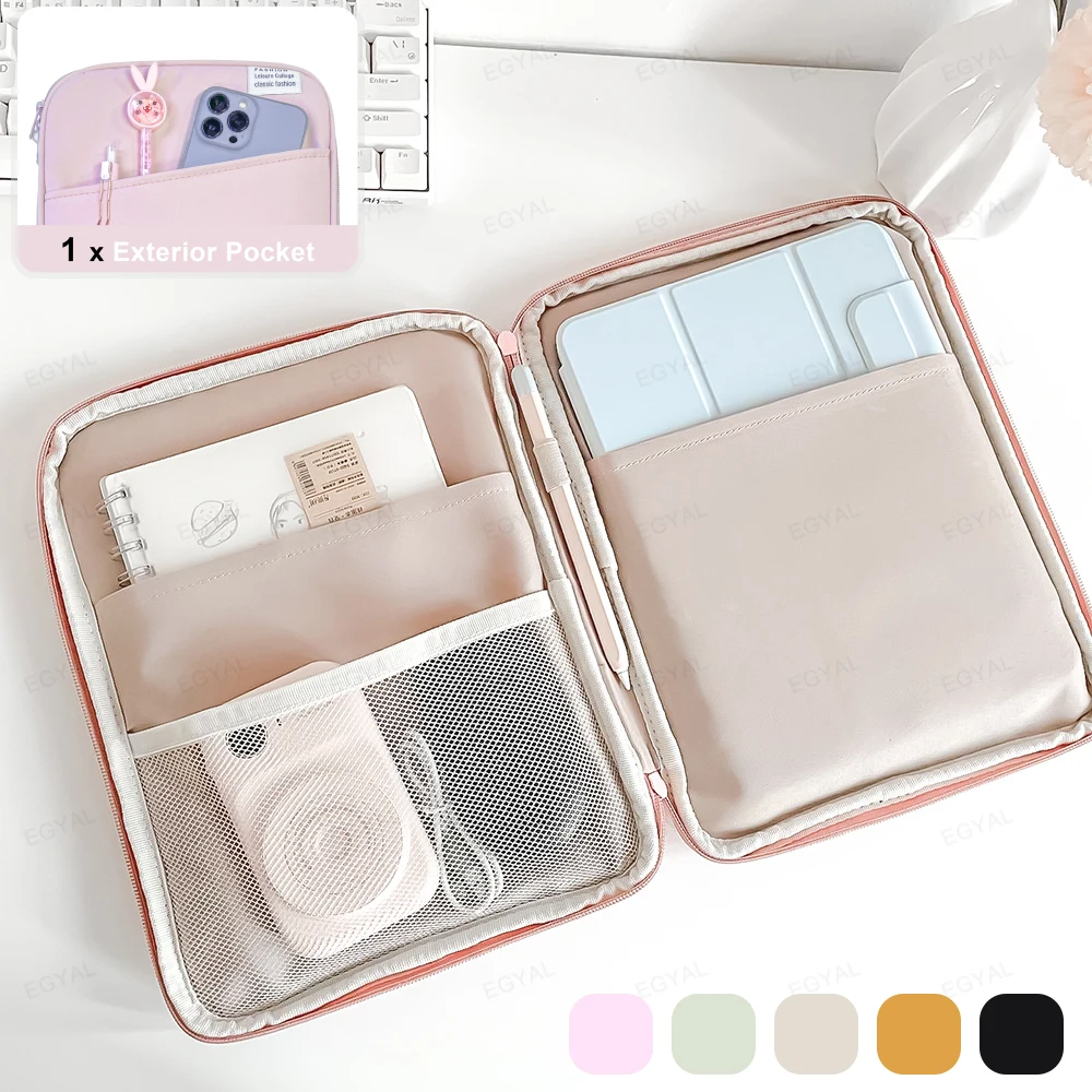 Torba na tablet 9-11 cali dla XiaoMi Pad 5 Pro iPad Air Pro 11 13 M4 M2 10th/9/8 10.2 Dla Samsung Huawei Wstrząsoodporne torby typu worek