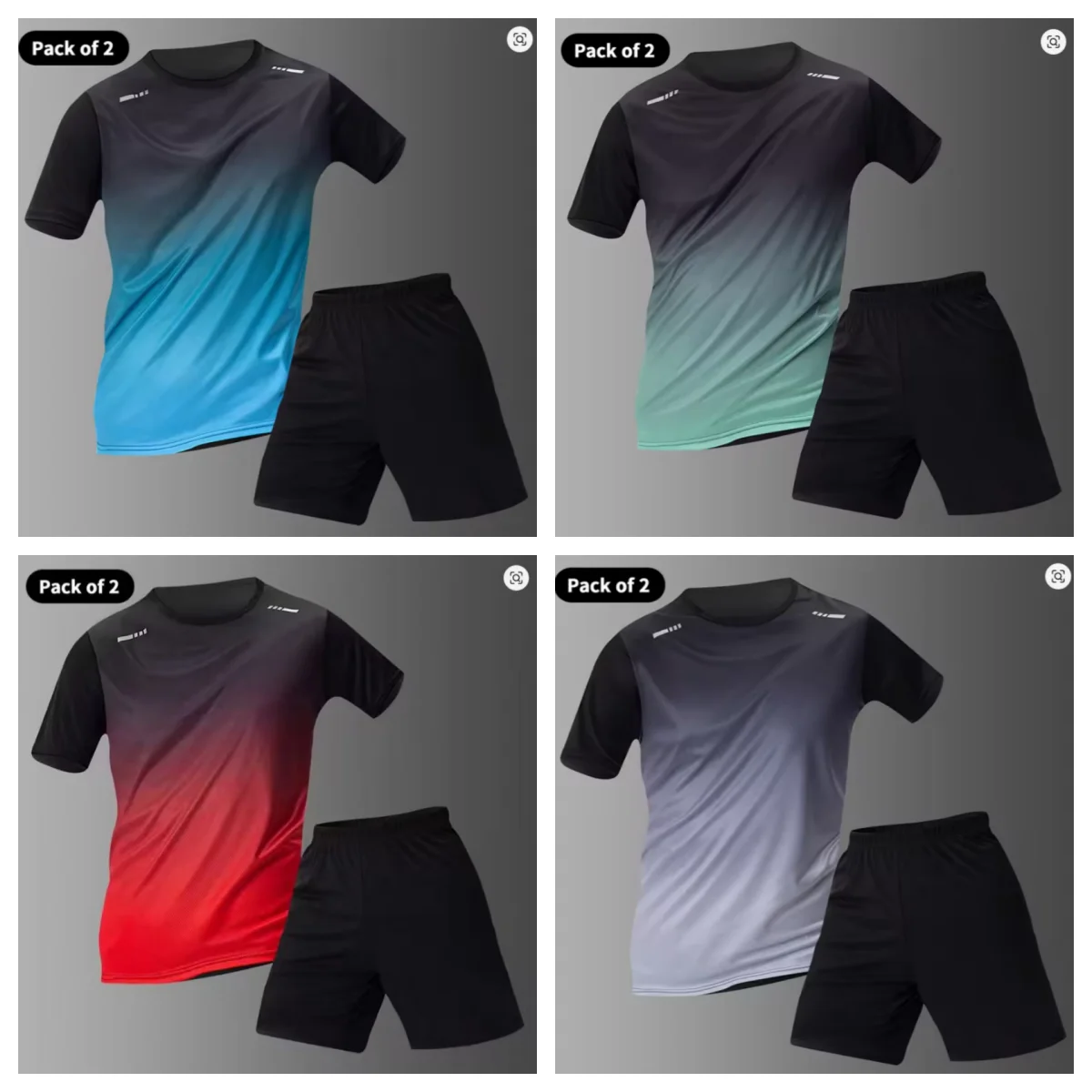 Men's casual suits, outdoor activity running suits, travel sportswear sets, park and beach outings, quick-drying and lightweight