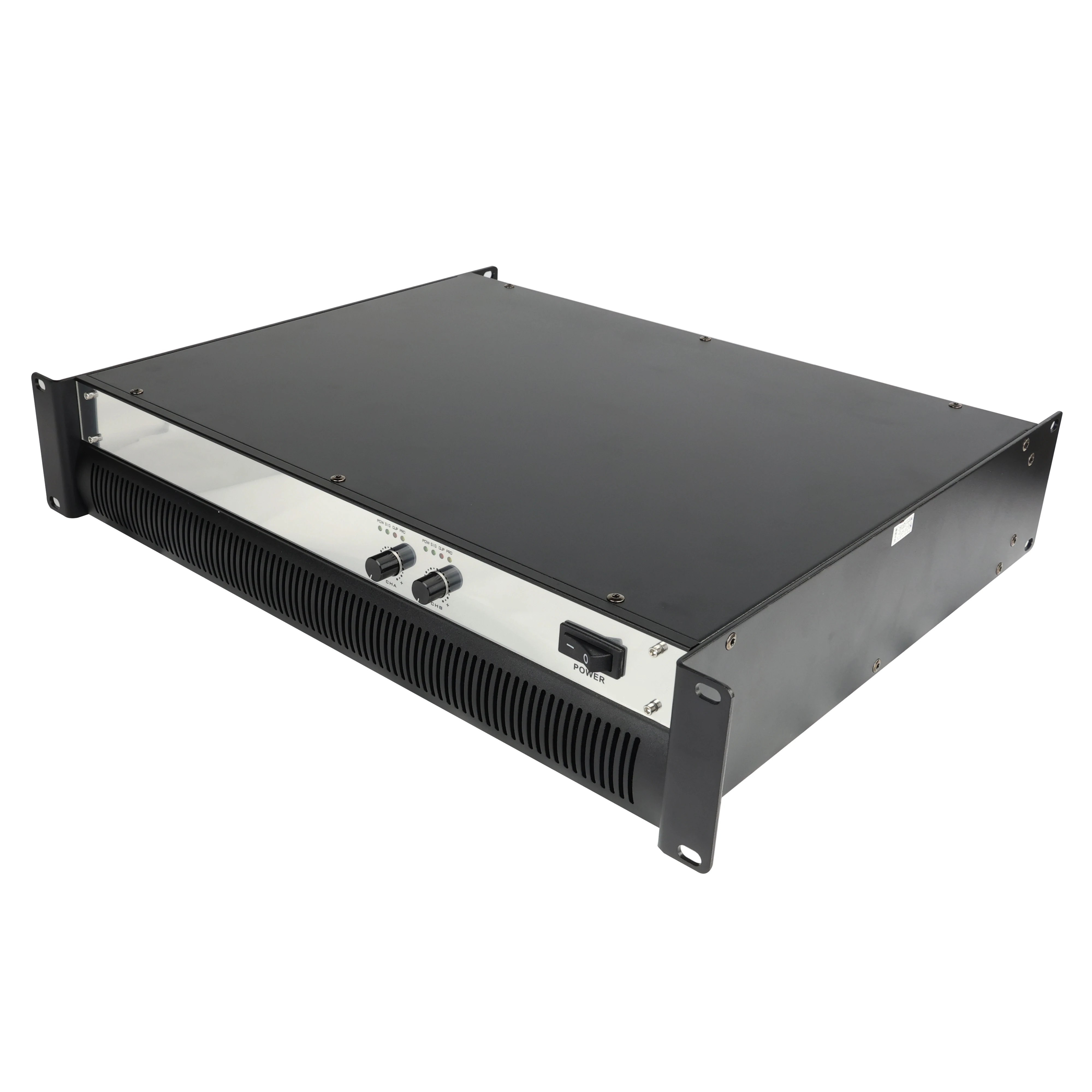 RV-CA600 600W Multimode Professional Amplifier Dynamic Pressure Limiting XLR/TRS Inputs Metal Conference System Protected