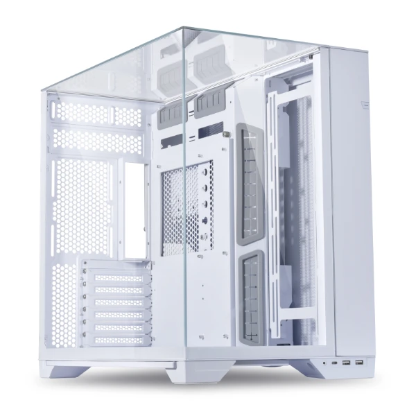 new LIAN LI O11 VISION PC CASE Tower Chassis 3 SIDES of GLASS COLUMNLESS DESIGN ENHANCED MODULARITY 3 SPACES for RADIATORS