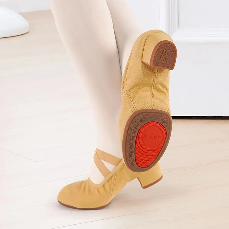 Low Heel Ballet Shoes For Girls Dance Shoes For Woman Dancing Slippers Outdoor Teacher Dance Shoes Ballet Shoes For Dancing