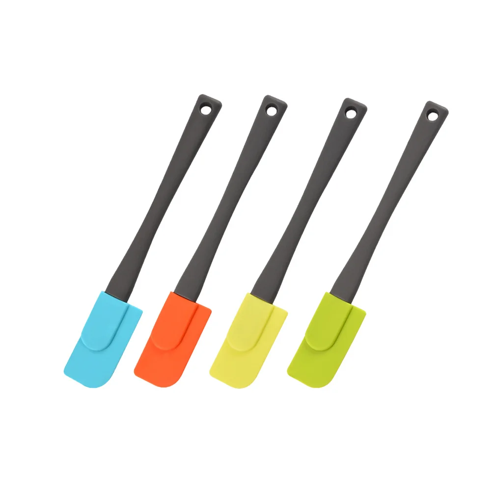 

4pcs Silicone Scraper Rustproof Sharp Kitchen Tool For Cream Butter Cheese Cake Baking Spreader Wiping Jam Butter Slicer