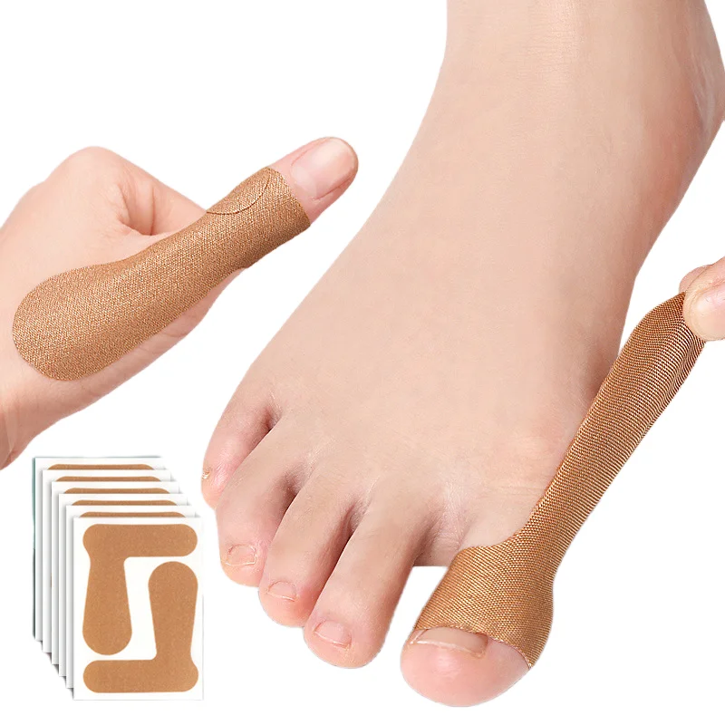 10/20 Pairs Thumb Correction Patch Toe Valgus Correction Sticker Wear-resistant Foot Joint Fixation Protection Foot Hand Care
