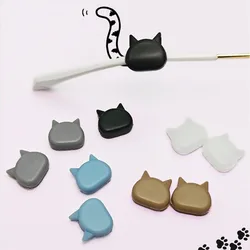 Silicone Cat Fixed Ear Hooks Cute Anti-slip earmuffs Children Adults Sports Temple Ear Pads Colored Glasses Accessories