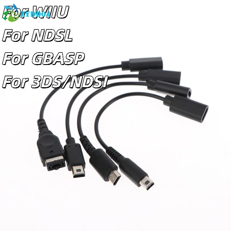●1/3Pcs Type C Game Console Conversion Cable For NDSI GBASP/ WIIU 3DSL NDSL Power Line USB C Charger Cable Cord Wire image 2