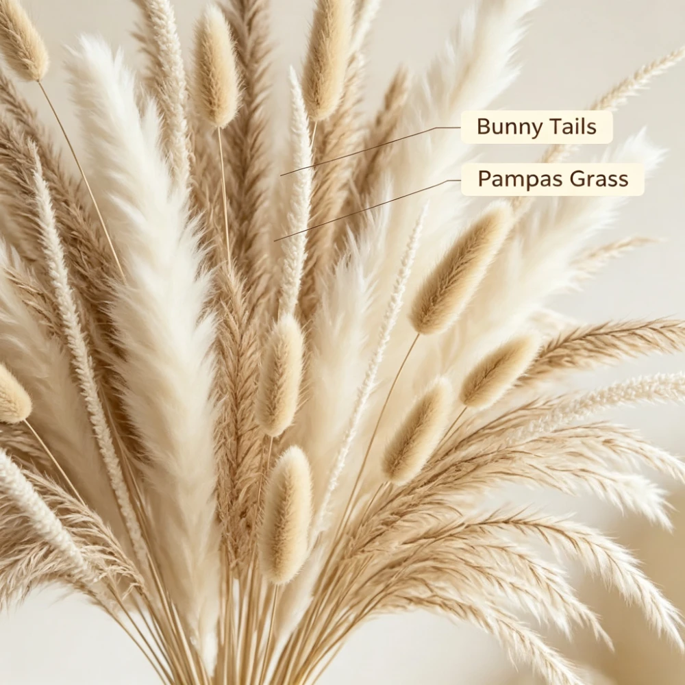 Dried Pampas Grass Bouquet Bun - огляд і ціна Dried Flower Bouquet