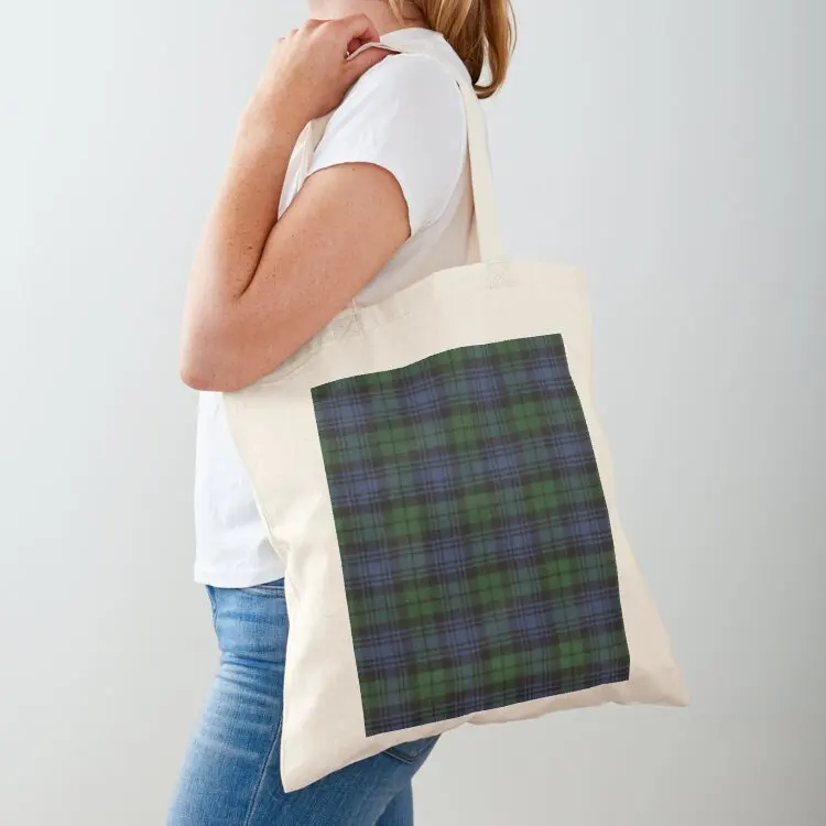 

Black Watch Ancient Original Scottish Tartan Tote Bag shopper bag women bag luxury women reusable shopping bags