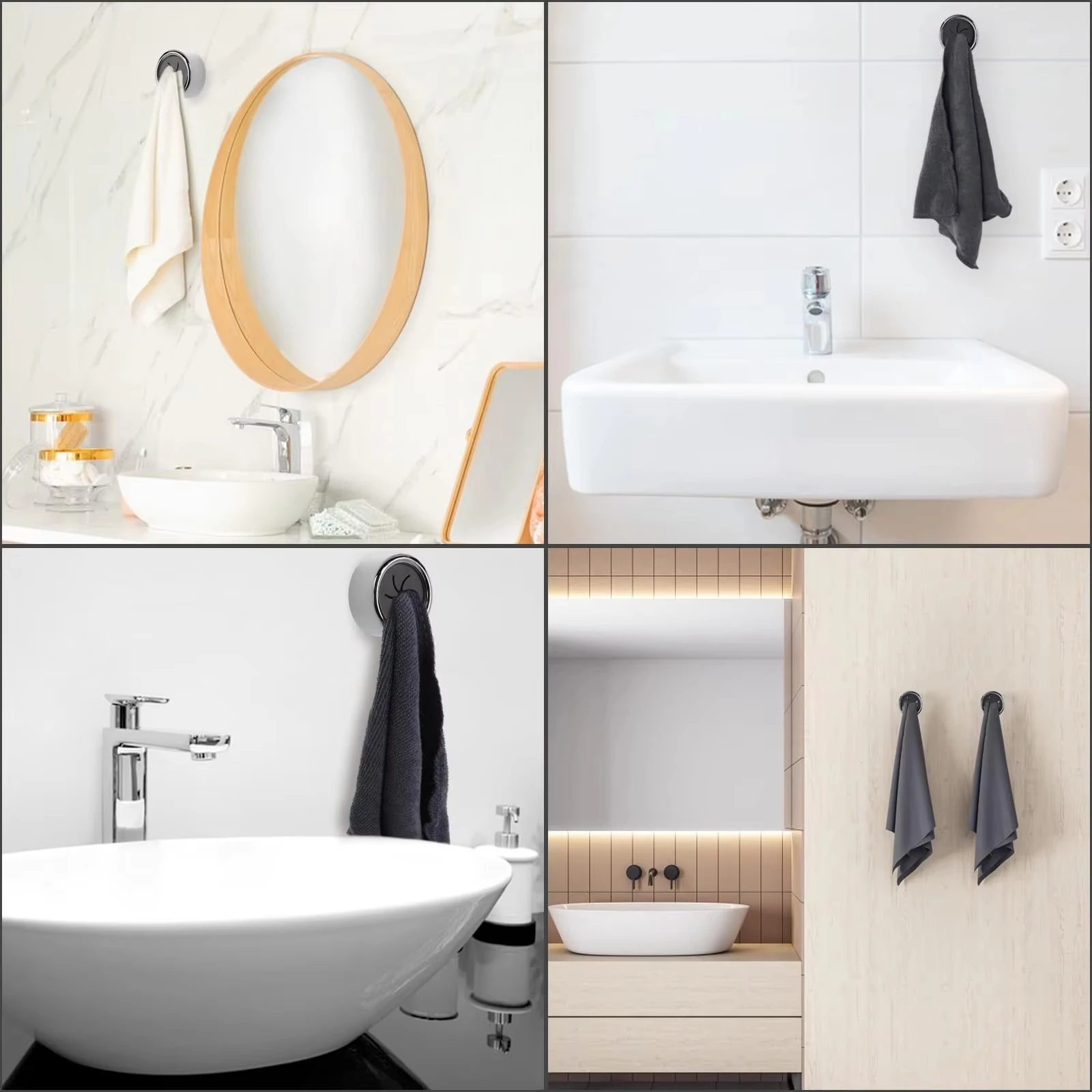 3PCS Non Punching Dishwashing Cloth Storage Clip Dishcloth Clip Kitchen Household Gloves Hook Towel Rack Hole Clip Wall Hanging view 5