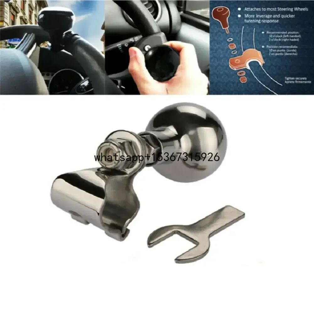 Stainless Steel 316 Steering Wheel Knob Auxiliary Boosters Ball Handle Boat Accessory Steering Wheel Truck Boat Yacht