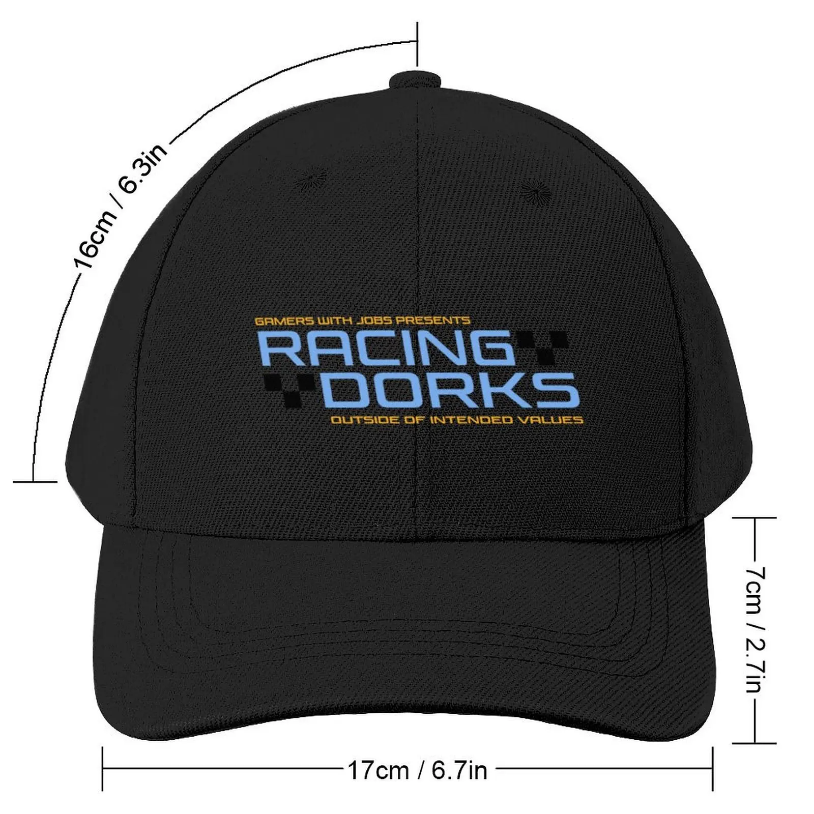 Racing Dorks Alternate Logo by Sam Hisey Baseball Cap summer hat Streetwear birthday Caps For Women Men's