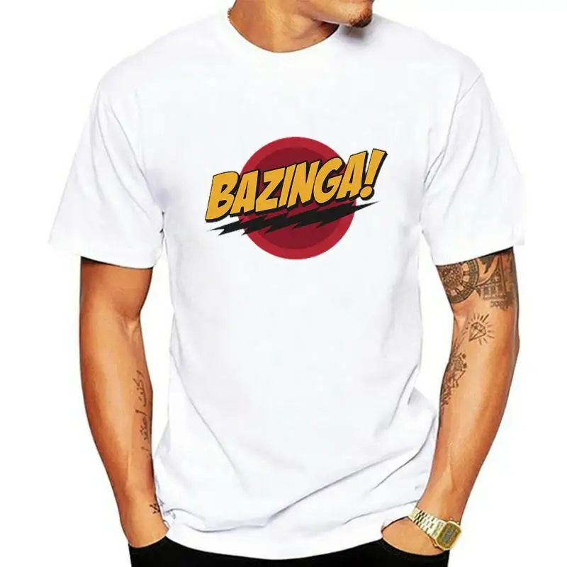 The Big Bang Theory bazinga Sheldon T-shirt O-Neck Short Sleeves Summer Casual Fashion Unisex Men And Women Tshirt