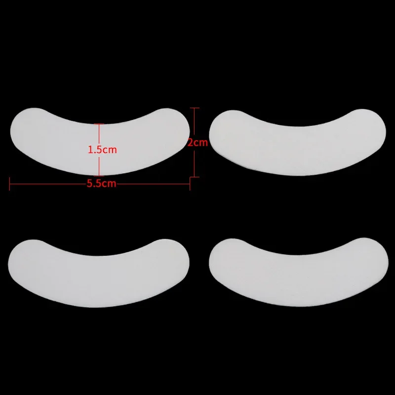 Autocollants d'extension de cils, 50 sacs = 200 pièces = 100 paires, sous le coussretours oculaire, patch en papier