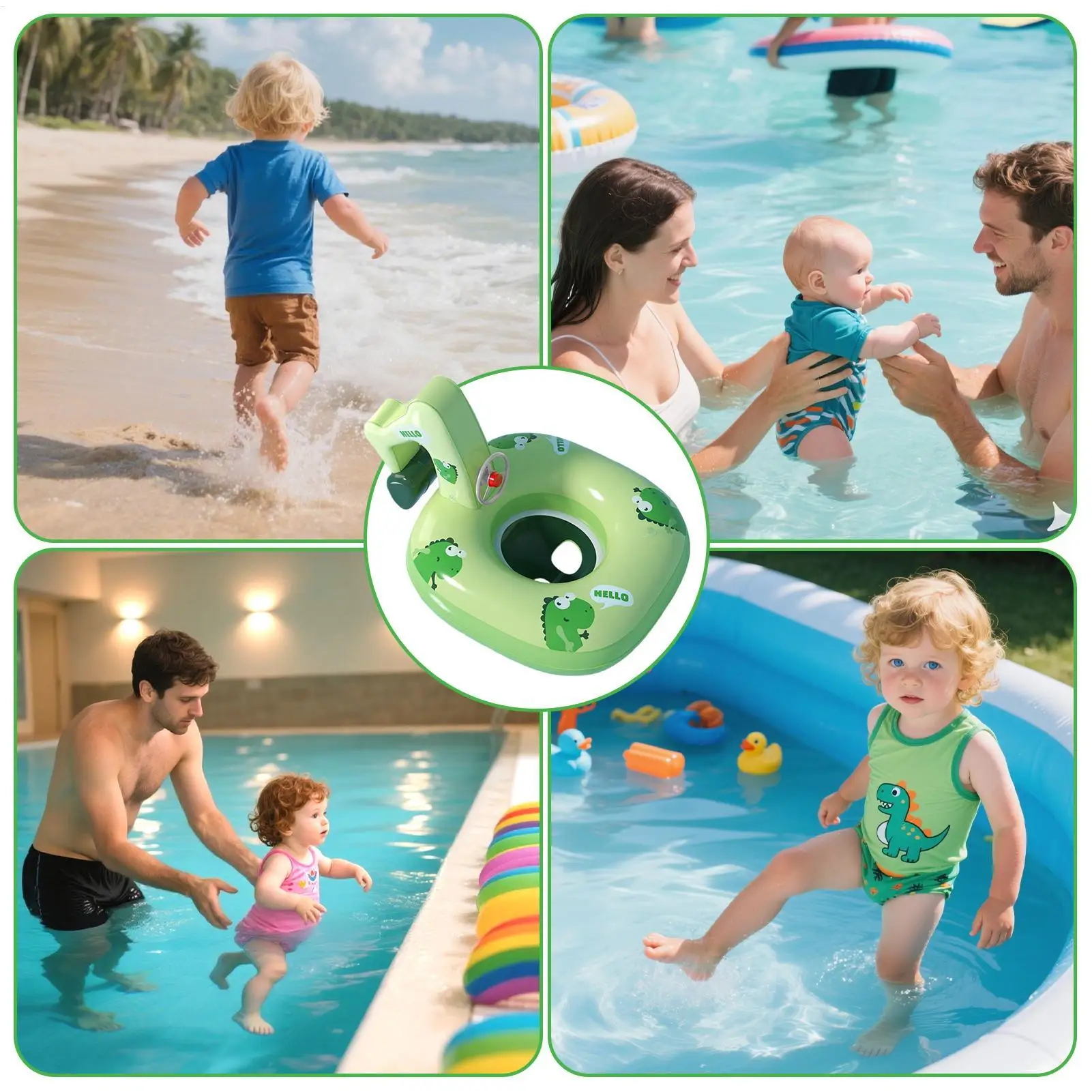 Flotador inflable con forma de excavadora, flotadores inflables para piscina, tumbona de agua, balsa, cama, estera, juguetes para tomar el sol al aire libre de 26 años