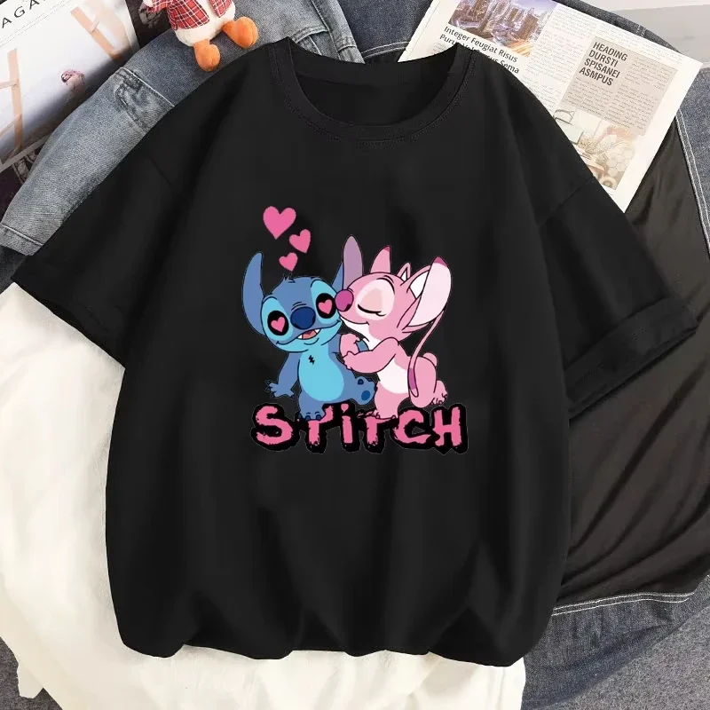 

Футболка с принтом мультфильма Диснея, модная мужская и женская повседневная футболка с короткими рукавами, летняя хлопковая футболка в стиле Харадзюку, топы