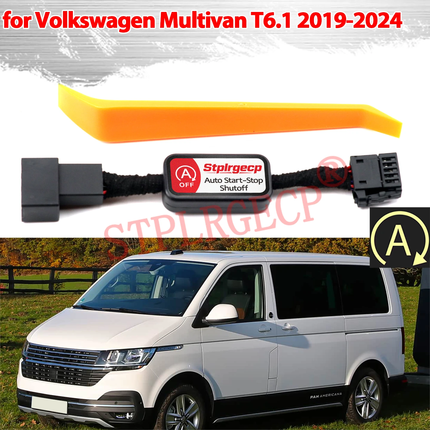 Auto Canceller Automatic Stop Start Engine System Eliminator Closer Cable for Volkswagen Multivan T6.1 2019-2024