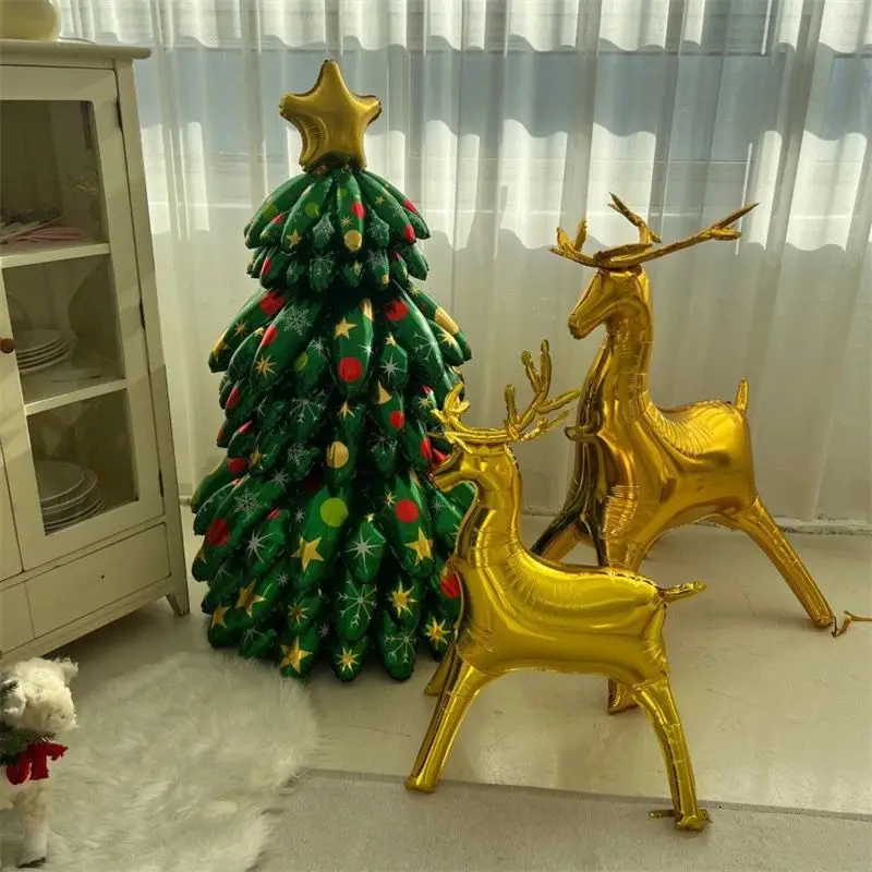 

Large Christmas tree balloon decorations, Christmas party decorations, holiday parties, winter birthdays, garden decorations