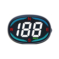 H2 Car Digital Speedometer GPS HUD Heads Up Display for All Cars Trucks Motorcycle KM/H Speed Gauge Auto