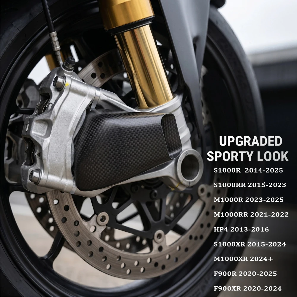 Motorcycle For S1000R S1000RR M1000R M1000RR S1000XR 100% Carbon Fiber Accessories Front Brake Air Duct Caliper Radiator Cover