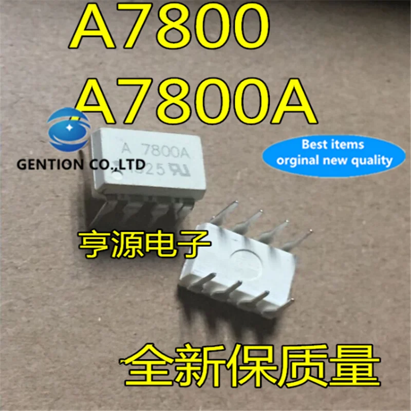 

10Pcs A7800 A7800A HCPL7800 HCPL-7800 Optocoupler DIP in stock 100% new and original