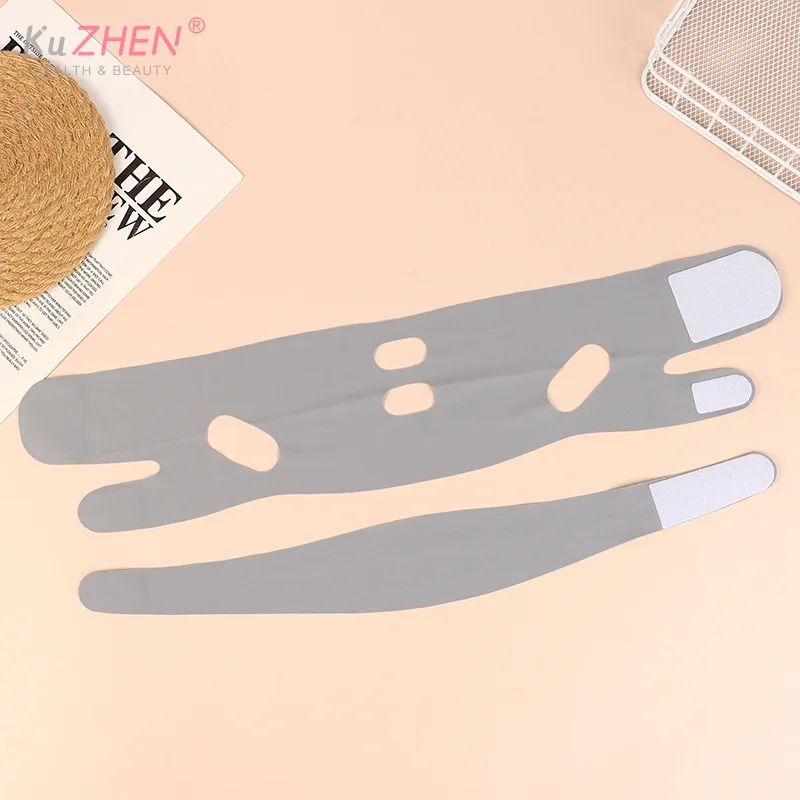 Breathable V Shaped Mask Strap Double-Chin Reducer Face Slimming Bandage Face Lifting Belt Double Deck Tightener Slim Strap