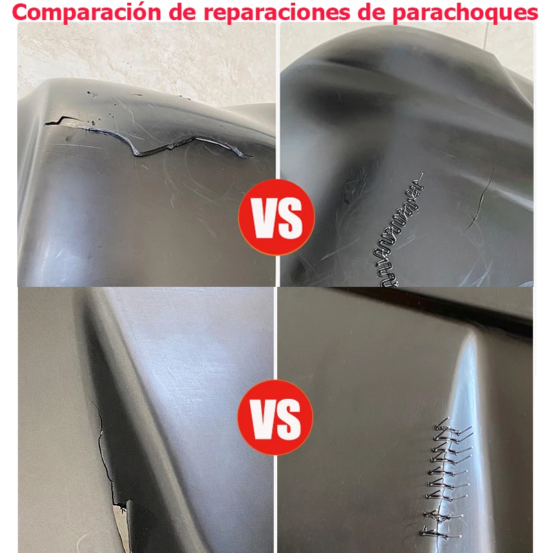 MicroData سيارة الوفير إصلاح الشعلة البلاستيك لحام الحرارة دباسة الوفير طقم تصليح البلاستيك إصلاح سبيكة لحام مع 200 قطعة الأظافر #2