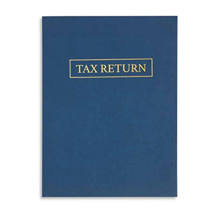 

Tax Return Folders Letter Size Dark Blue 25 Pack