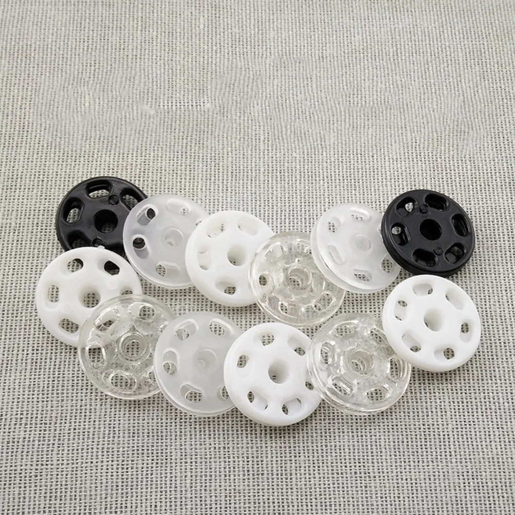 

1000Pcs Plastic Shirt Buttons Transparent Round Sewing Buttons for Clothing Repair Crafting DIY Projects T-Shirt Button Clothes