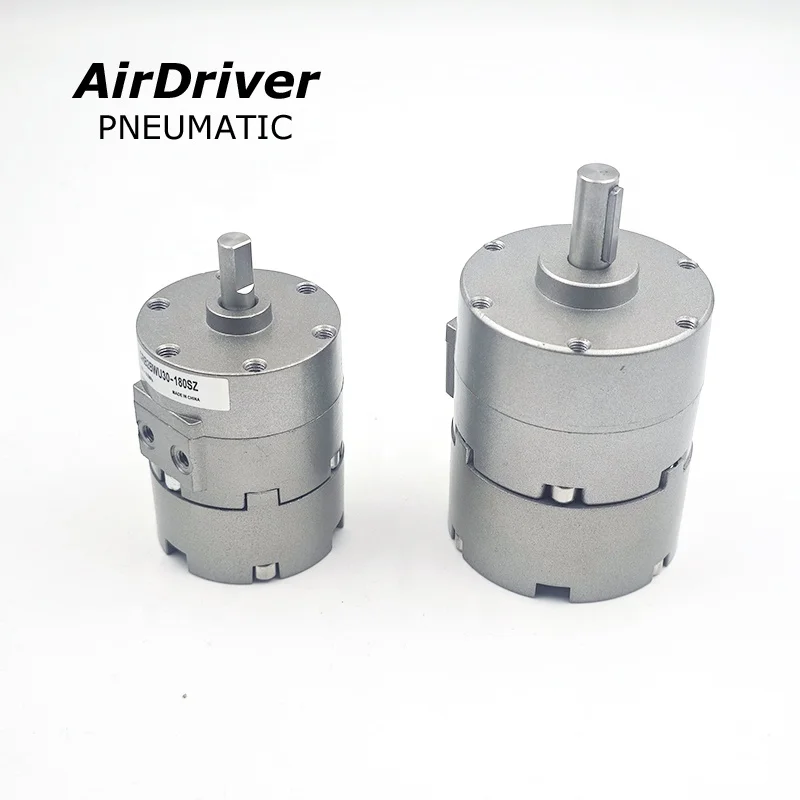 Vane Type Pneumatic Rotary Actuator Single&Double Shaft Options and Rotate Angle Adjustable Can Built With Auto Switch