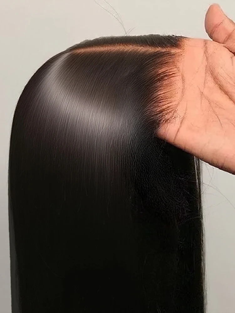 

200% Плотность Wear and Go 5x5 Бесклеевой парик Человеческие волосы Предварительно вырезанные готовые к ношению 13x6 Парик фронта шнурка Прямой парик из человеческих волос для женщин