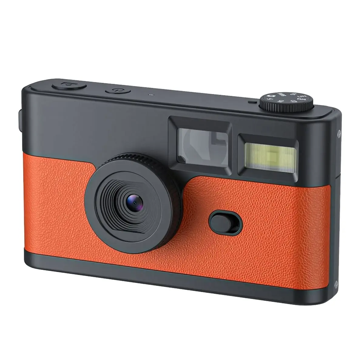 Fits for Retro Vintage Mini Screenless Digital Camera 8MP Photo LED Flash 7 Mode Filters Without Screen Camping Brown