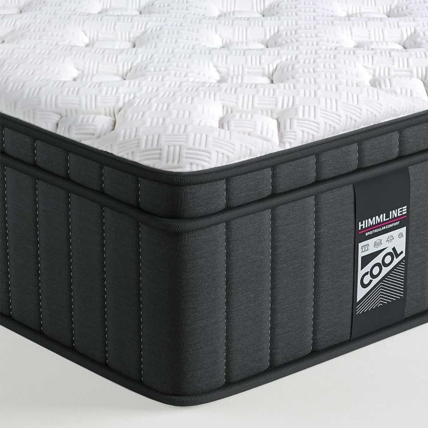 

Queen Mattress, 10 In Hybrid Mattress, Gel Memory Foam & Pocket Spring Bed Mattress in a Box, Cooler Sleep & Pressure Relief