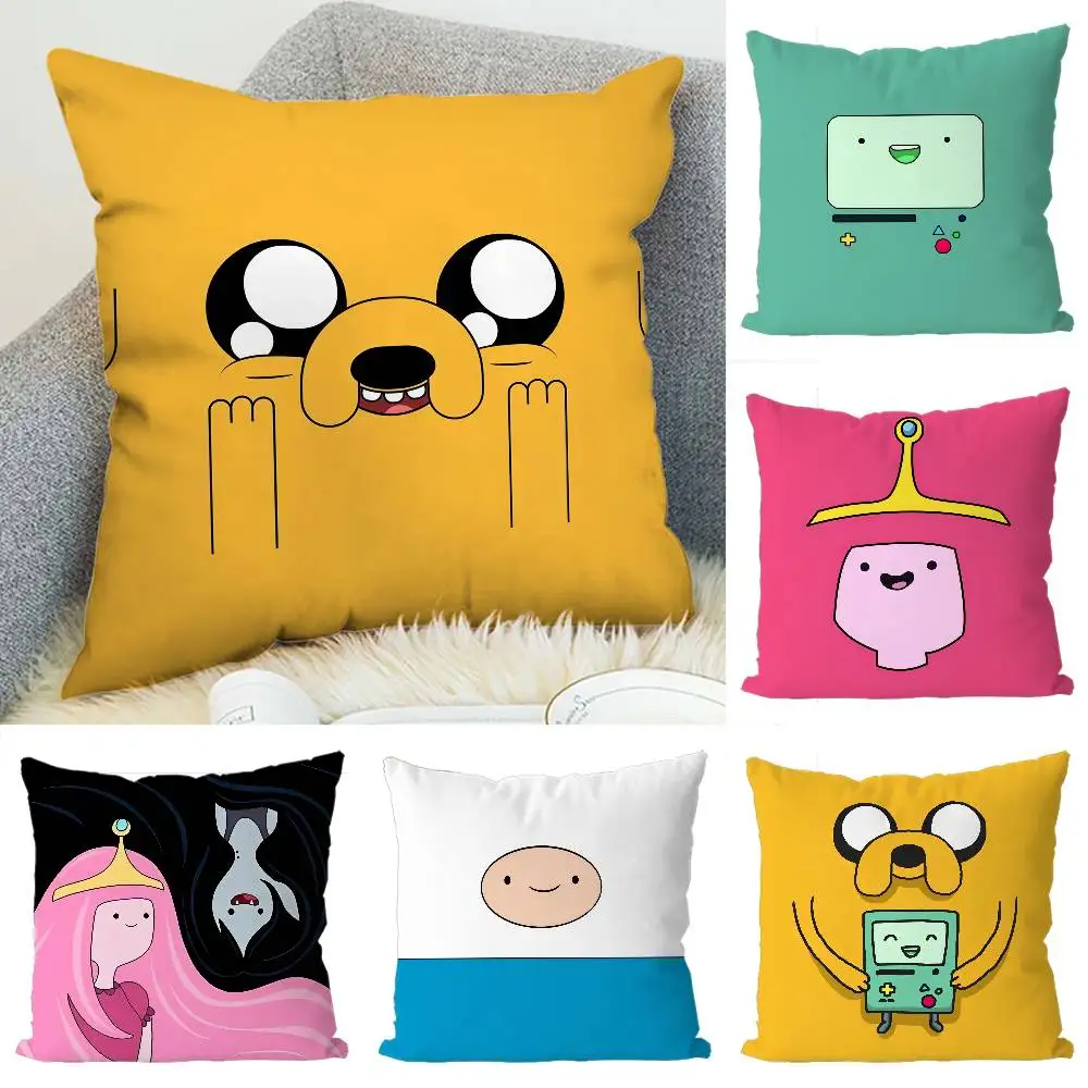 

Adventure Time Pillow Case Luxury Double-sided For Car Pillows 45x45 Cushions Cover Home And Decoration Sofa Pillowcase 50x50