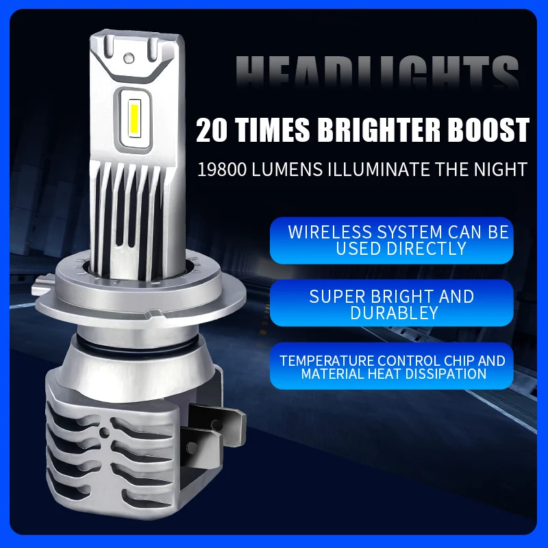 

2pcs h7 led headlight h8 h11 led bulb 9005 hb3 led headlamp hb4 led Led bulb h1 lamp h4 led bulbs High low beams Driving light