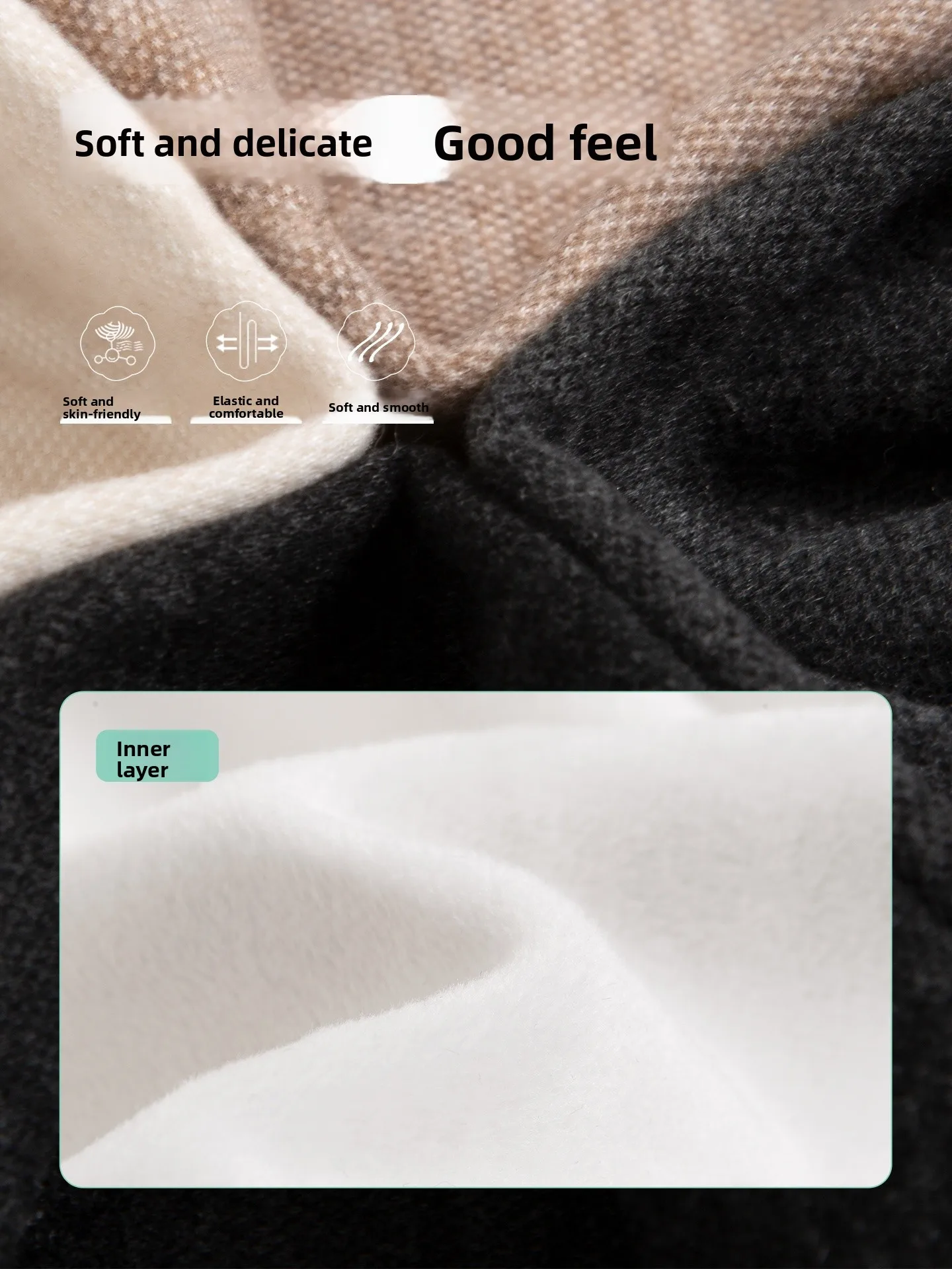 Spodnie damskie z wełny karmelowej, rozszerzane, z wysokim stanem, ocieplane, do jogi, sportowe, dresowe, codzienne spodnie na jesień i zimę.