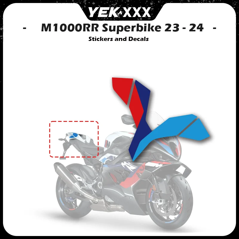

2023 2024 For BMW M1000RR Motorcycle Full Fairing Sticker Superbike Body Tail Decal