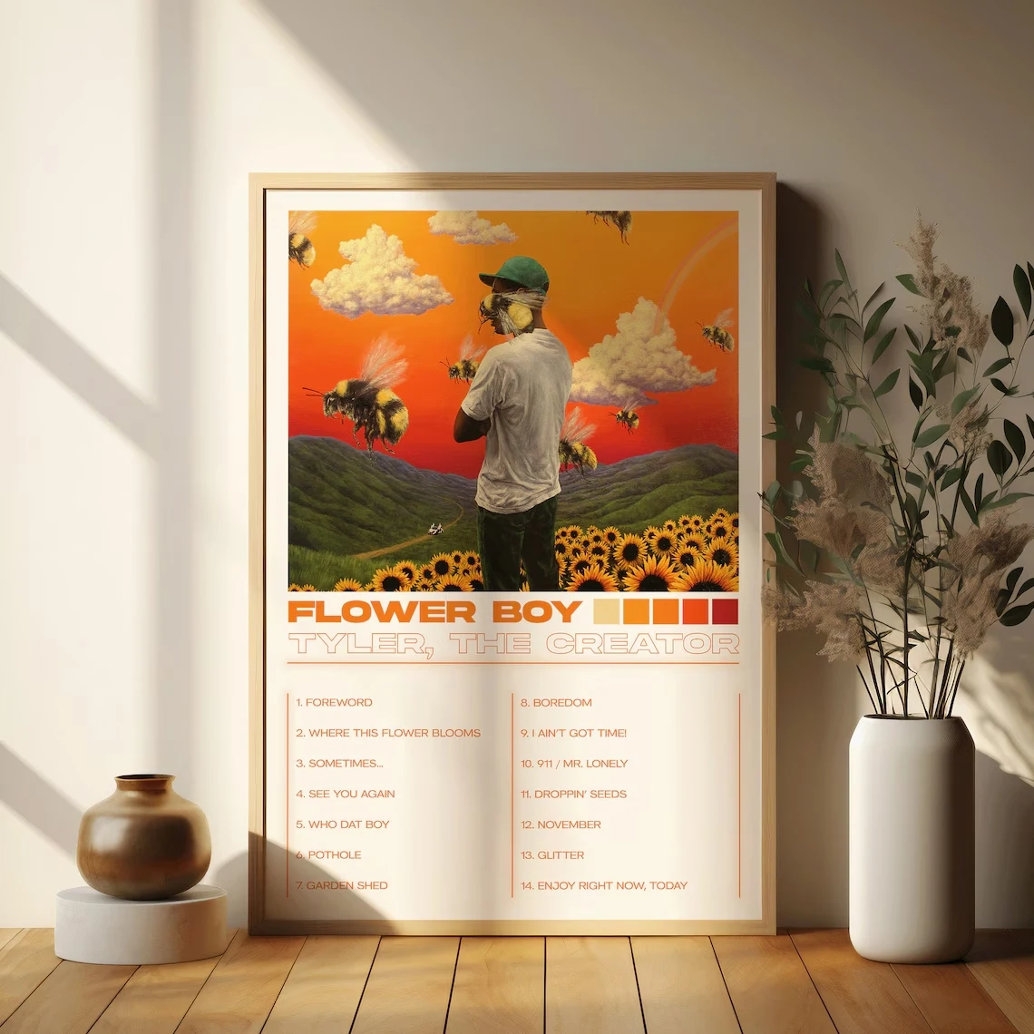 3pcs/Set Modern Tyler The Creator Albums Art Cover Music Songs Rap Wall Art Canvas Painting Posters For Living Room Home Decor